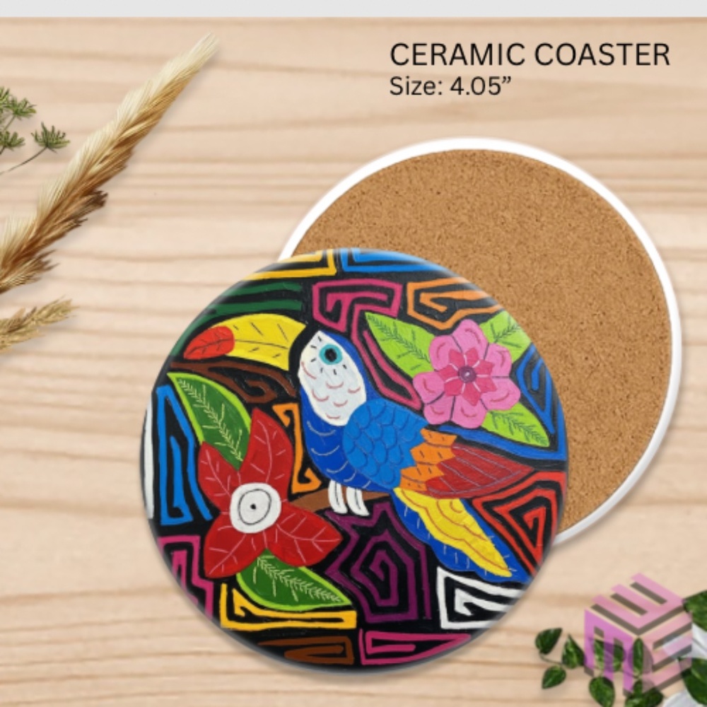Set of 2 - Ceramic Coaster